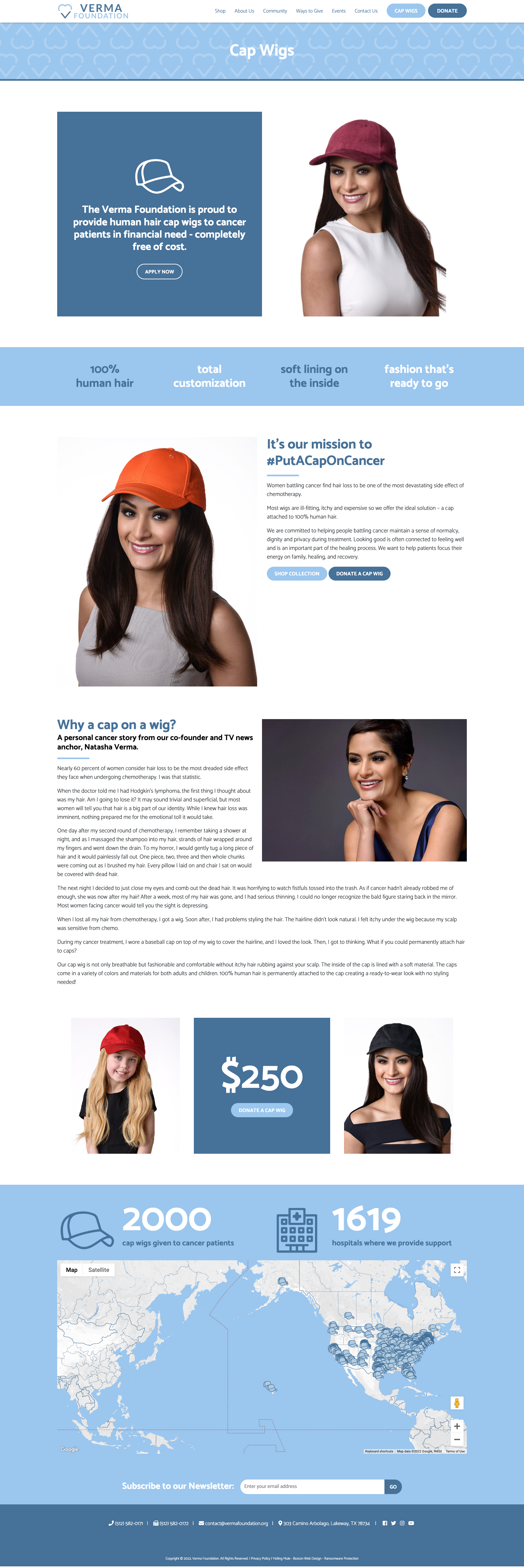 Verma Foundation Cap Wigs