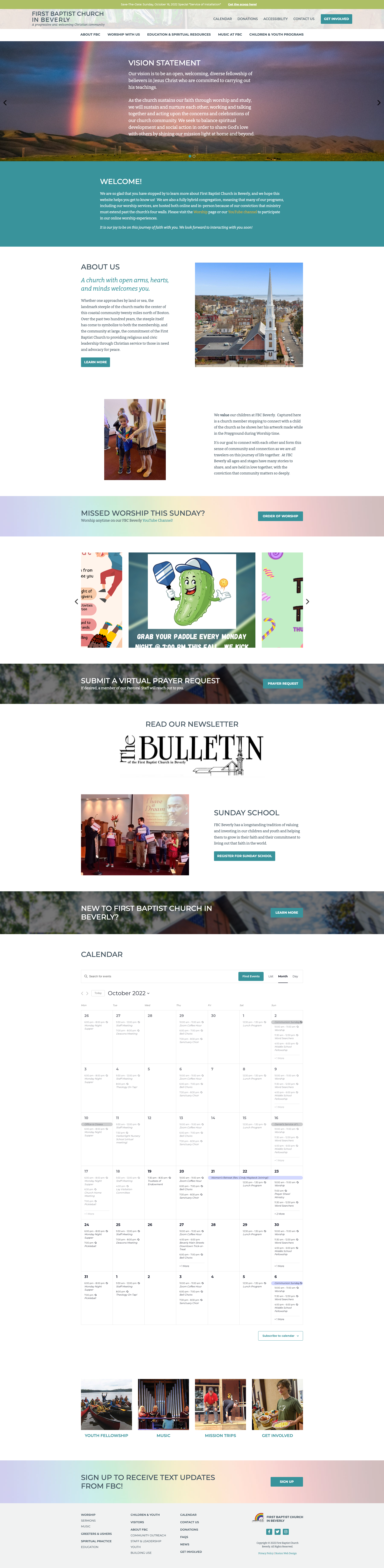 First Baptist Church Beverly Homepage